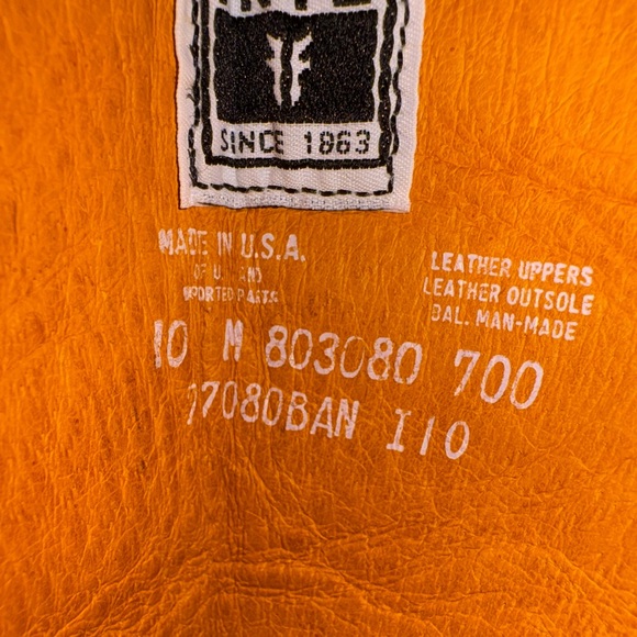 FRYE ๐บ๐ธ Campus Banana Vintage OTK Tall Boots Size 10 - Picture 14 of 16